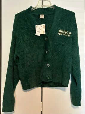 ✨ NEW WITH TAGS ✨ Wicked x Katie Kime Logo Graphic Cardigan (Target Collab)